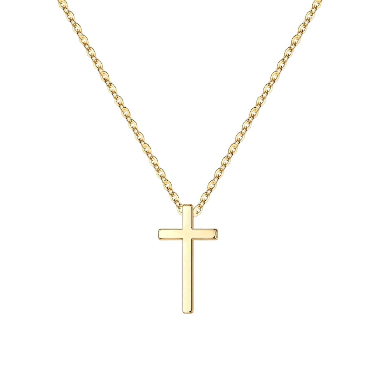 Modest Fashion Cross Stainless Steel 18K Gold Plated